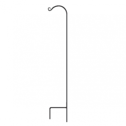 Black Single Shepards Hook 64"