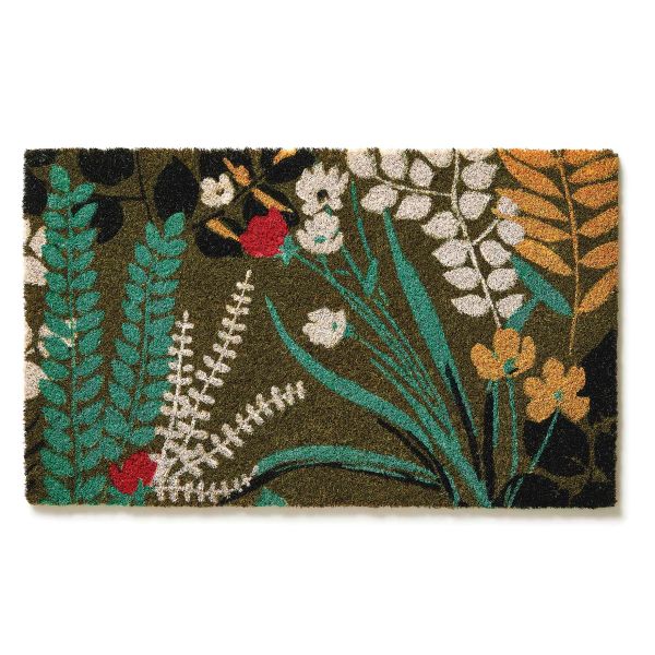Bold Floral Doormat 18X30
