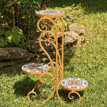 Santa Fe Mosaic Plant Stand 