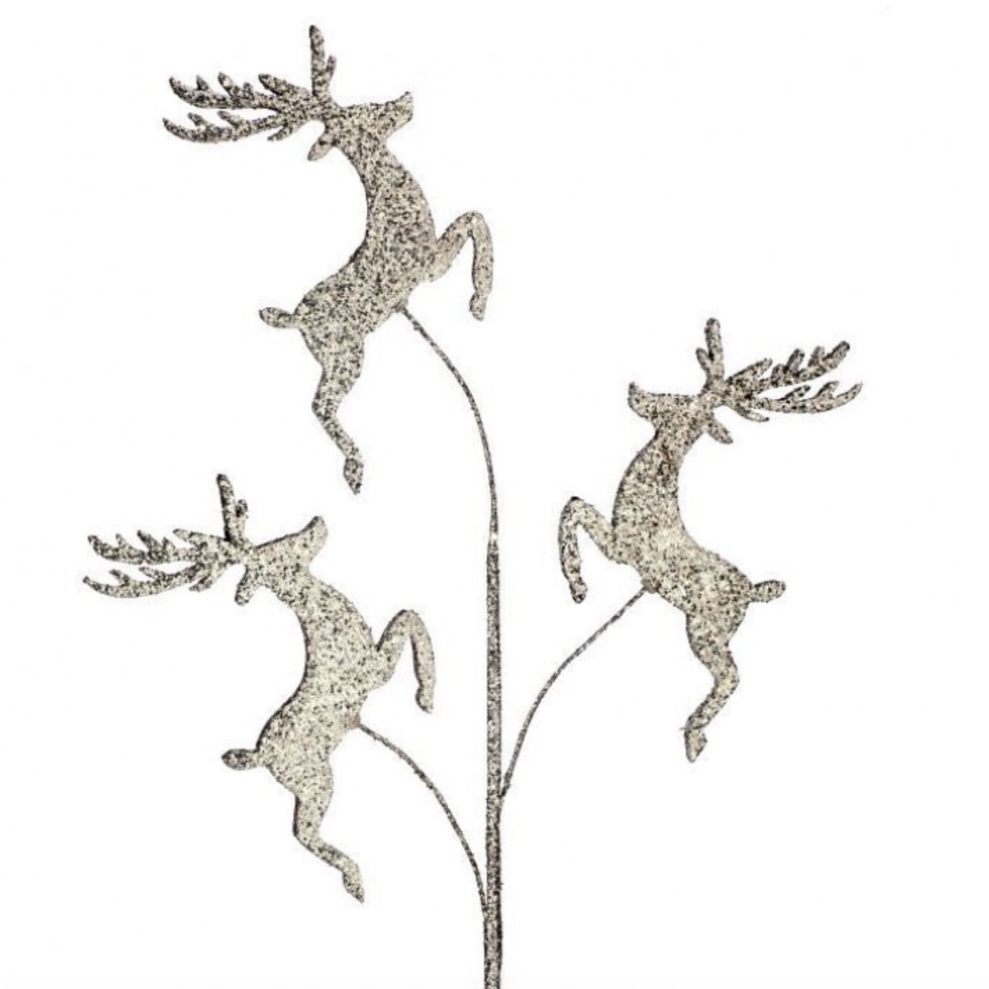 Glitter & Sequin Deer Spray 30"