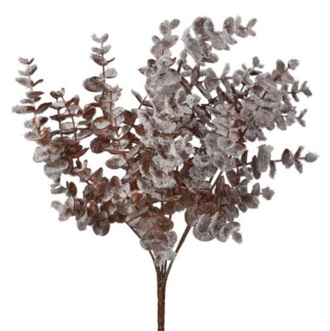 Metallic Snow Mini Eucalyptus Bush 15"