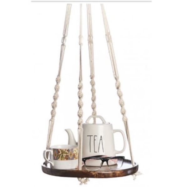 Cotton Wooden Shelf Hanger 36"