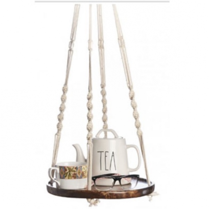 Cotton Wooden Shelf Hanger 36"
