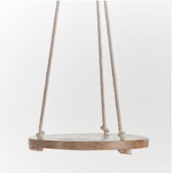 Cotton Wooded Shelf Hanger