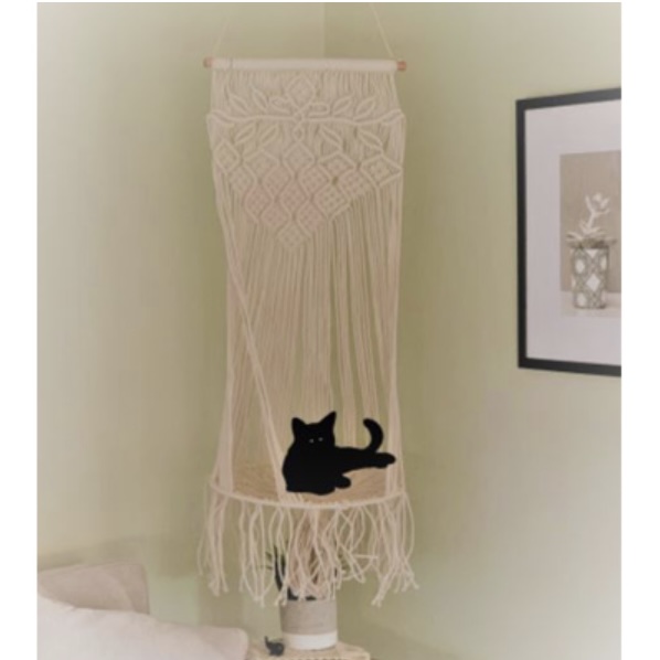 Macrame Cat Hammock
