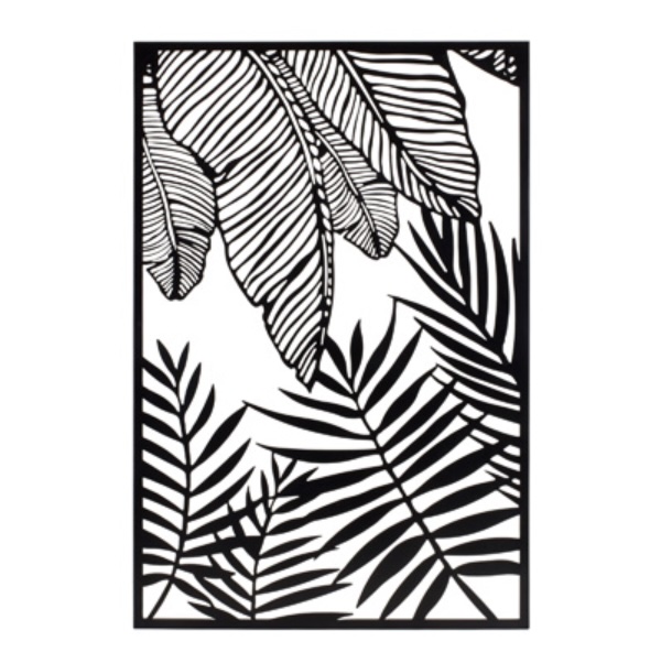 Metal Foliage Frame 12.5" x 23.5"