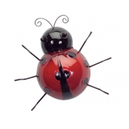 Medium Lady Bug Wall Art 8"