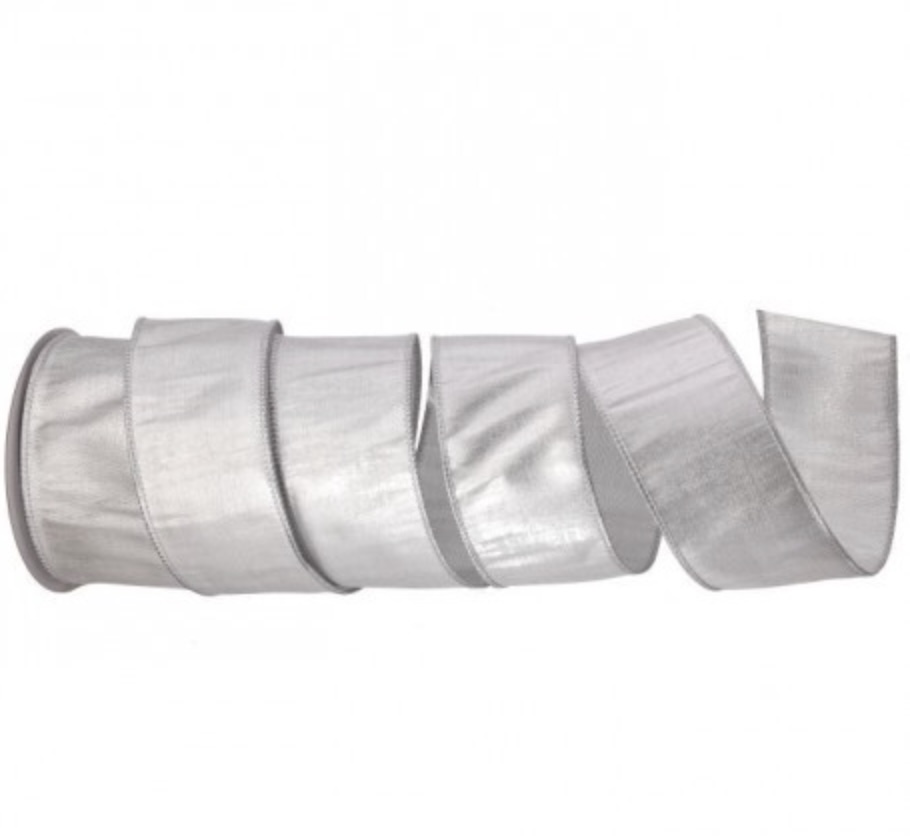Metallic Dupion Ribbon 2.5"X 10 yards