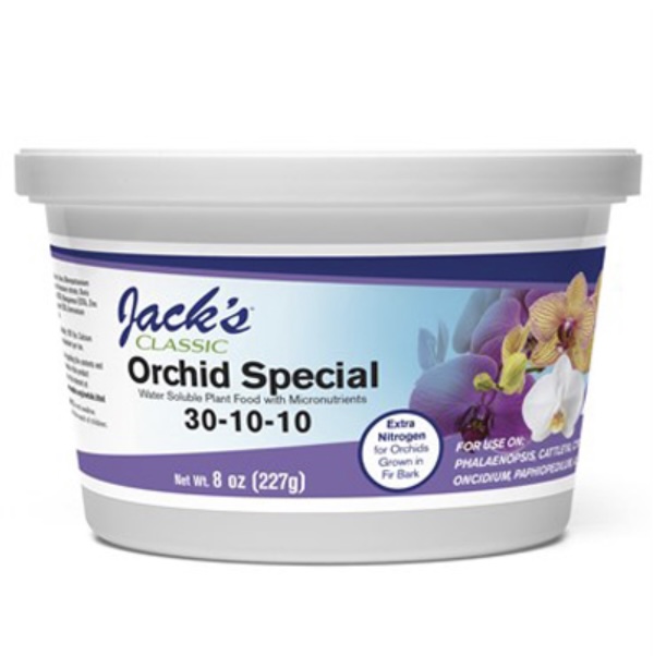 Jacks Classic 30-10-10 Orchid Special Fertilizer 8 oz