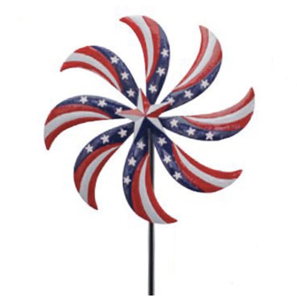 Patriotic Wind Spinner 20"W x 61"H