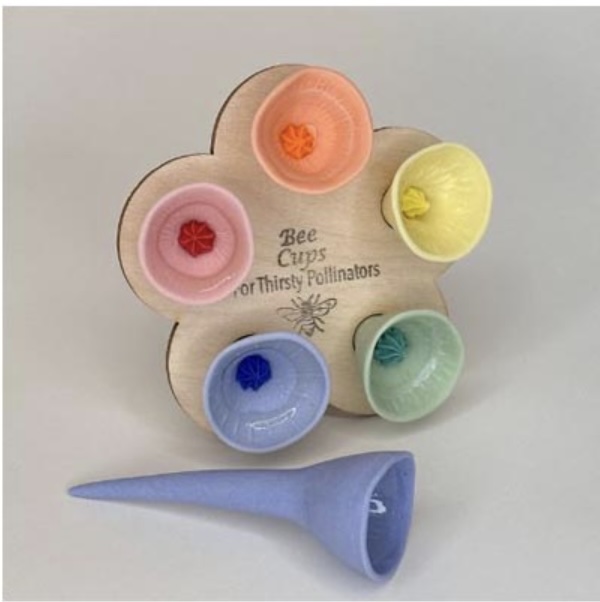 Bee Vision Pastel Bee Cups (5-Pack)