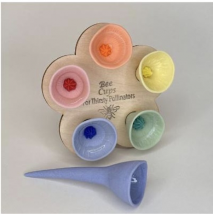 Bee Vision Pastel Bee Cups (5-Pack)