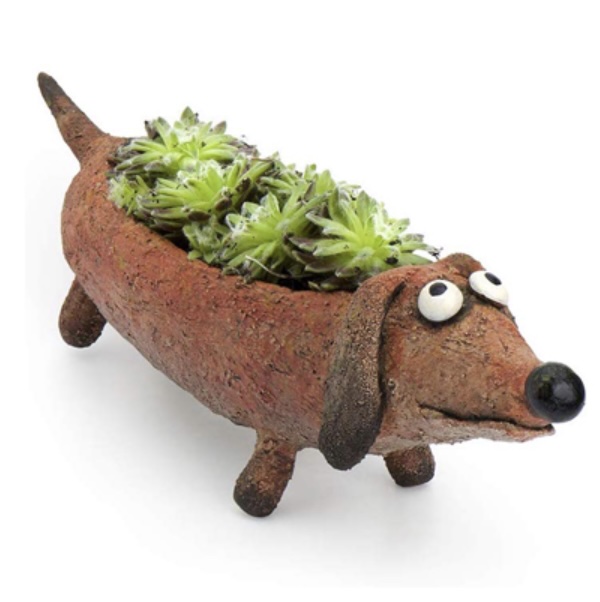 Baby Doxie Doxin Mini Planter 