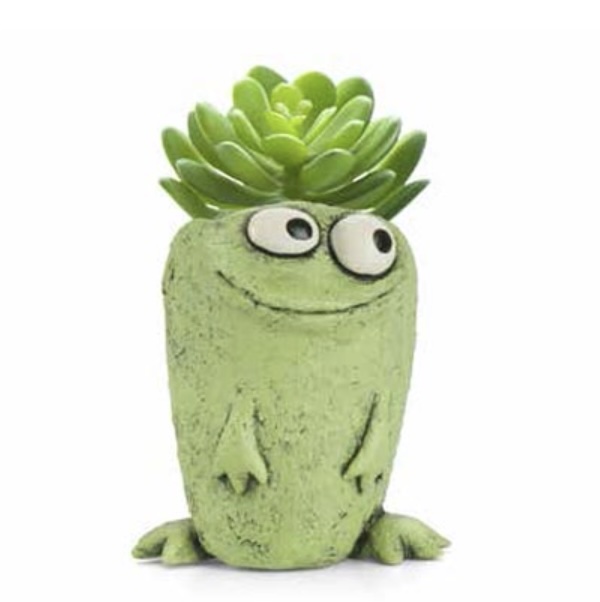 Orville the Frog Mini Planter