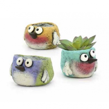 Beautiful Birds Mini Planters (sold seperately)
