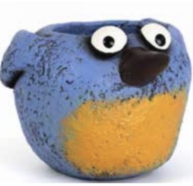 Peri the Blue Bird Mini Planter