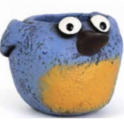 Peri the Blue Bird Mini Planter