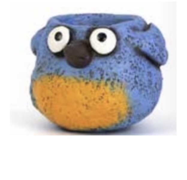 Winkle the Baby Blue Bird Mini Planter