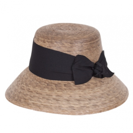 Tula Somerset Hat with Black Ribbon & Bow