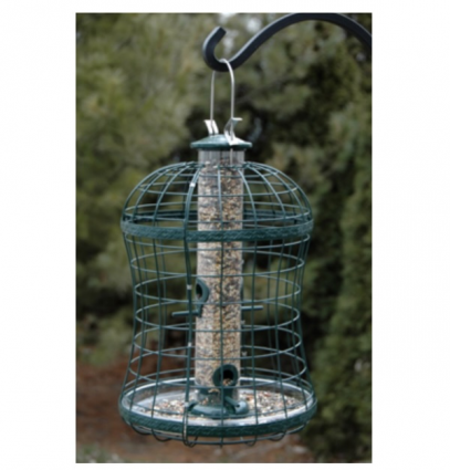 Caged Mixed Seed Tube Feeder