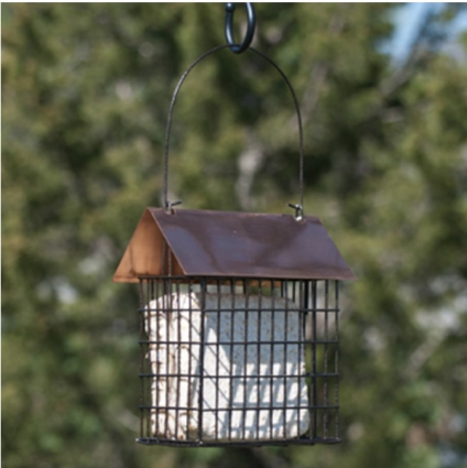 Coppertop Double Suet Cage Feeder
