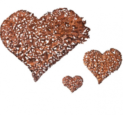 Heart & Butterfly Wall Decor Small