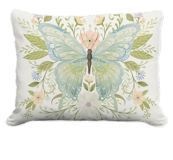 Whimsy Butterfly Pillow