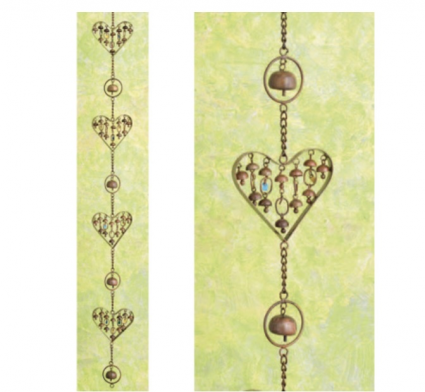 Heart with Dangles Ornament  Outdoor Art