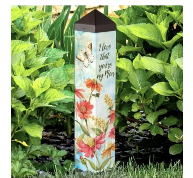 Flowers For Mom Art Pole