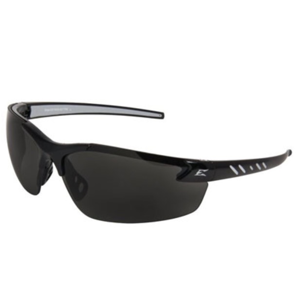 Zorge ANSI Z87+ Compliant Safety Glasses Black with Smoke Lenses
