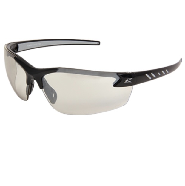 Zorge Black Safety Glasses Black with Clear Lenses