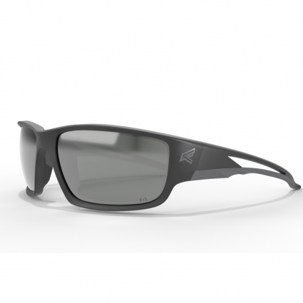 Kazbek ANSI Z87.1+ Compliant Safety Glasses Black with Sliver Lenses