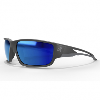 Kazbek ANSI Z87.1+ Compliant Black with Aqua Lenses