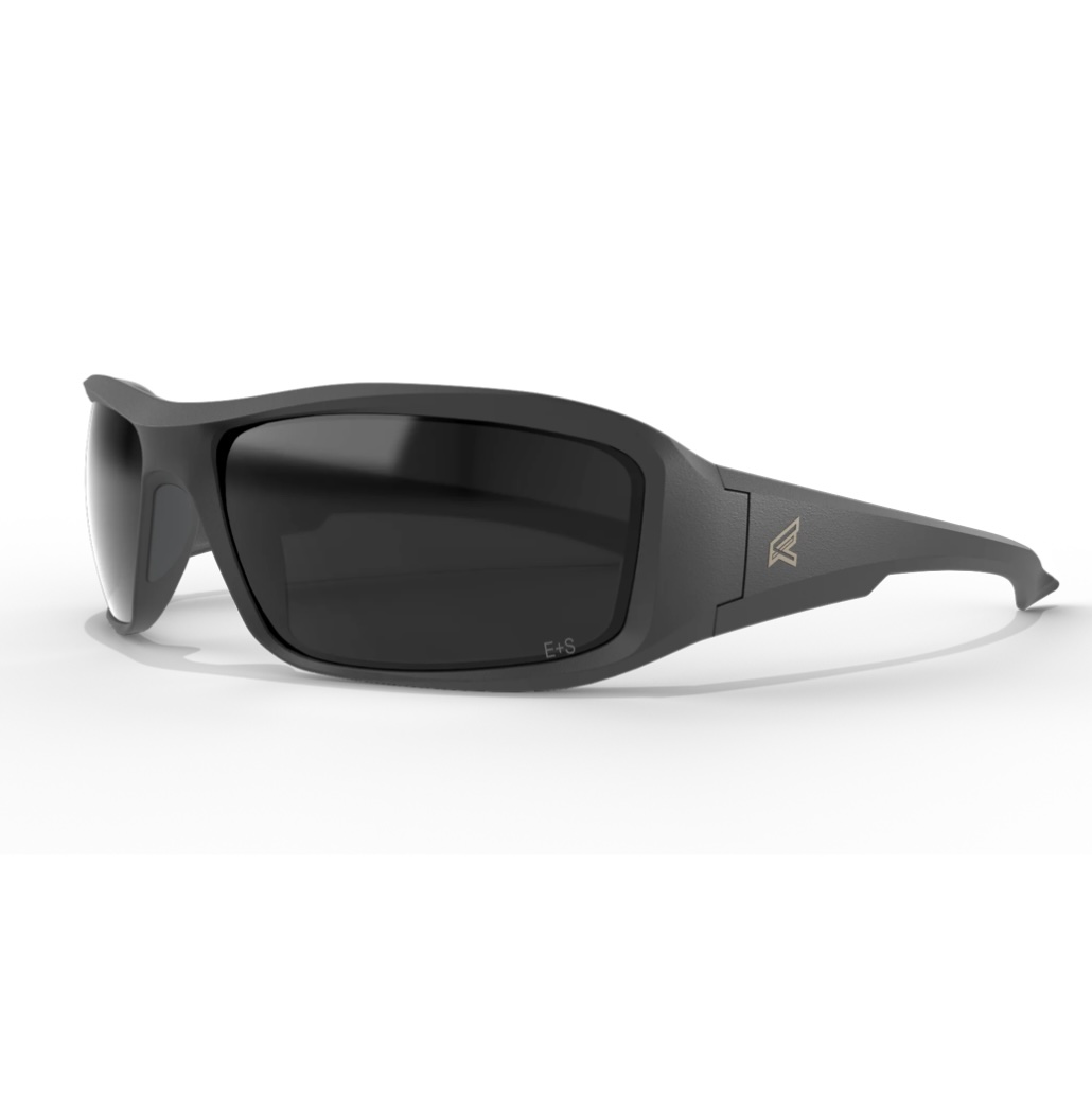 Brazeau ANSI Z87.1+ Compliant Black with Smoke Lenses