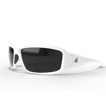 Brazeau ANSI Z87.1+ Compliant White Matte with Smoke Lenses