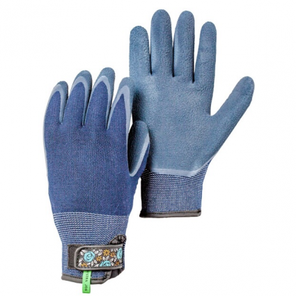 Blue Ladies Bamboo Gloves (8)