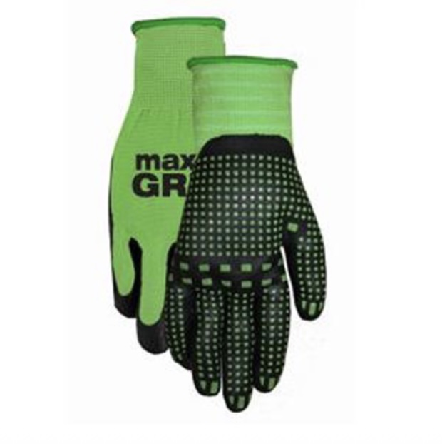 MaxGrip Green Gloves (S-M)