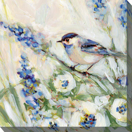 Blue Meadow Wall Art 24X24