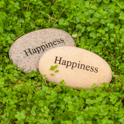 MINI STONE, 2-3" HAPPINESS