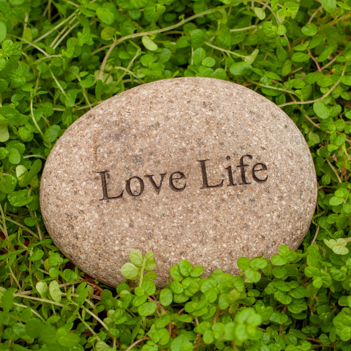 MINI STONE, 2-3" LOVE LIFE