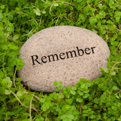 MINI STONE, 2-3" REMEMBER