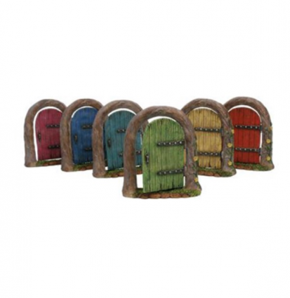 Mini Colorful Fairy Doors (Sold Separately)