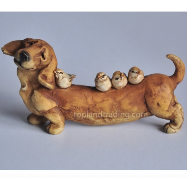 Fairy Dachshund & Bird Friends