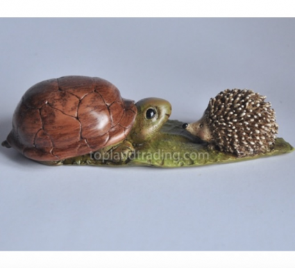 Fairy Garden Turtle and Hedgehog