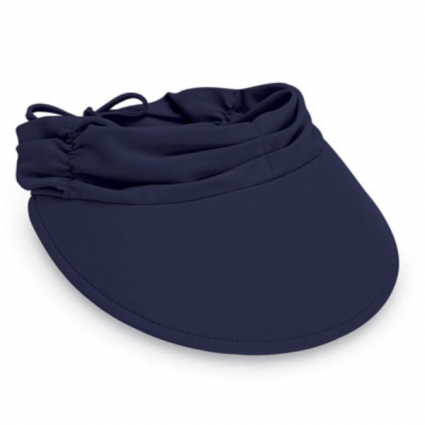 Wallaroo Women's Aqua Visor in Navy