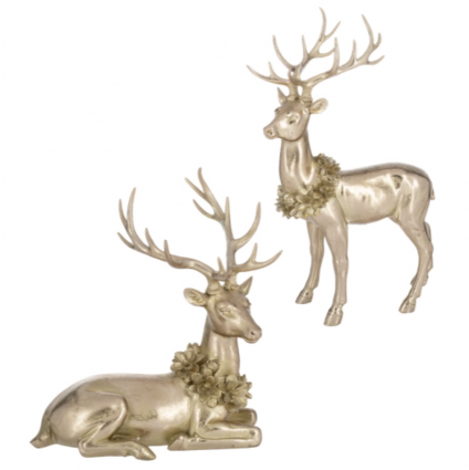 Deer Standing & Lying Down in Champagne (sold separately)