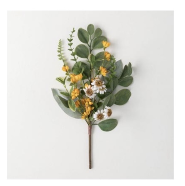 Daisy & Marigold Blossoms Pick