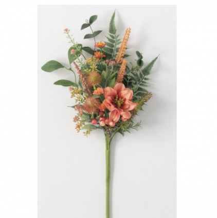 Coral Dahlia Berry Pick 19"