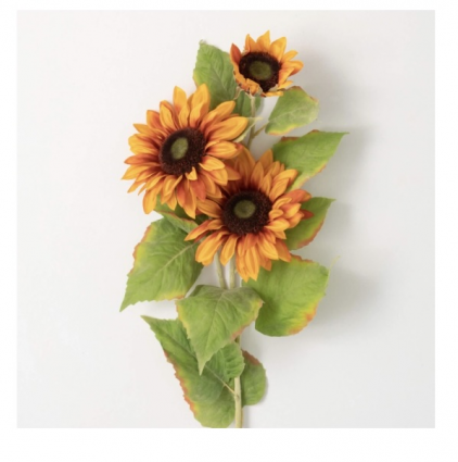 Orange Triple Flower Spray 