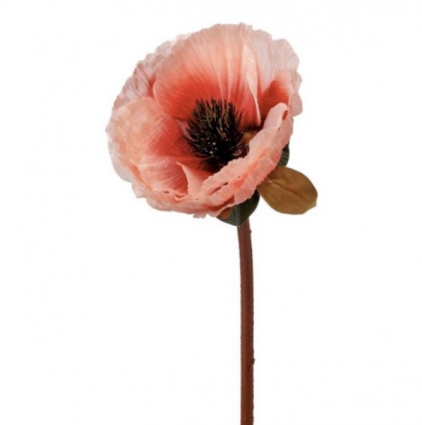 Melon Couture Poppy Stem 21"